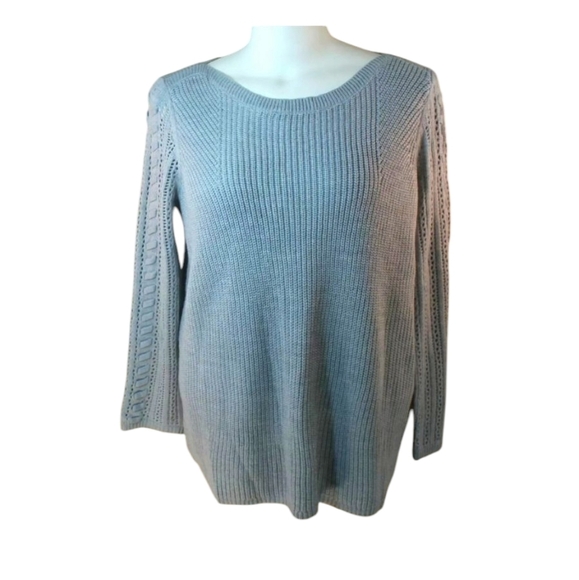 ST. John’s Bay Women's Light Gray Sweater Size Large - Picture 7 of 7